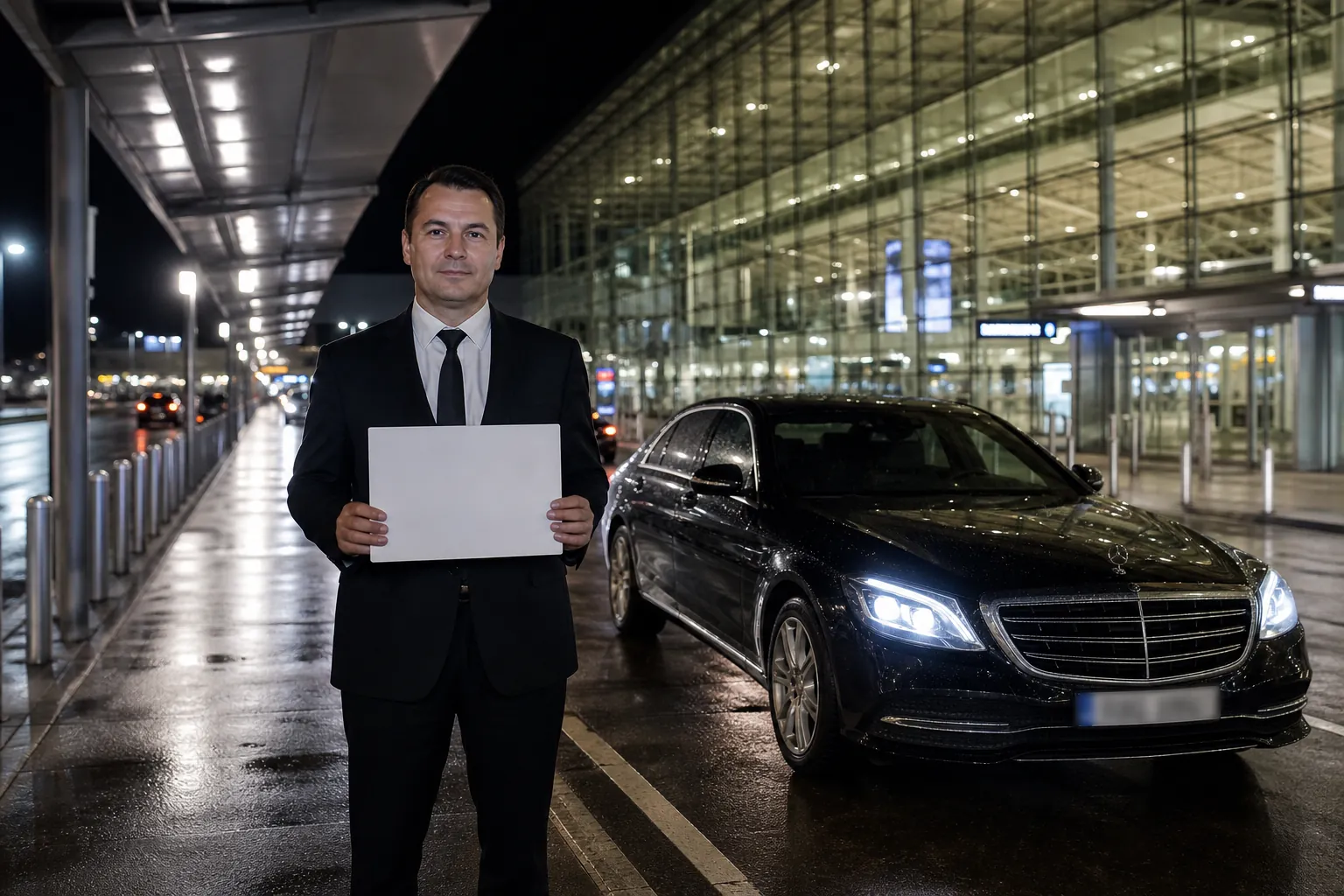 Nächtliche Abholung am Frankfurt Airport – Meet and Greet