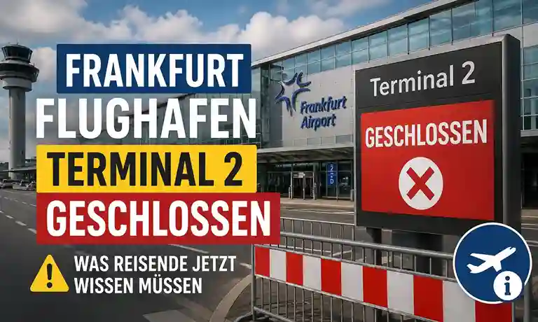 Frankfurt Flughafen Terminal 2 geschlossen